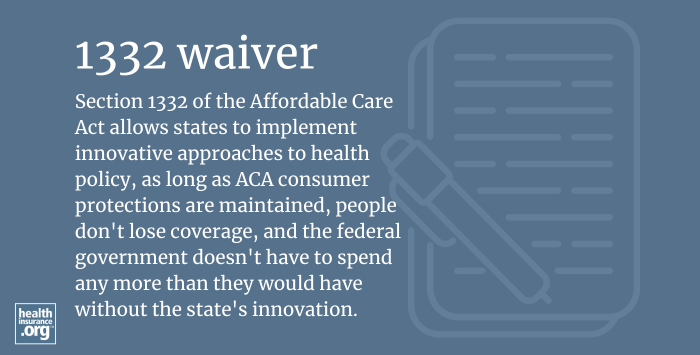 infographic regarding 1332 waiver