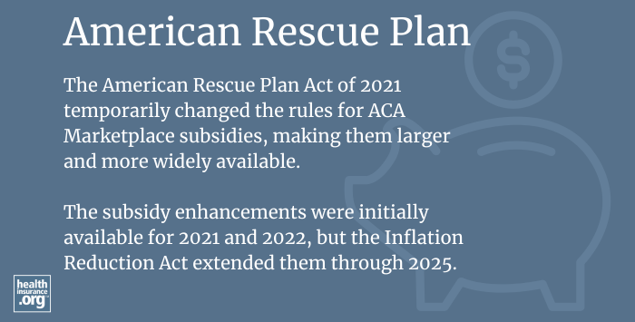 Infographic regarding American Rescue Plan