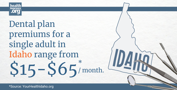 Idaho dental insurance premiums