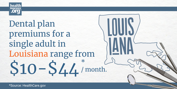 Louisiana dental insurance premiums