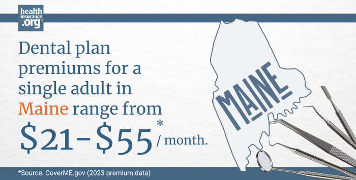 Maine dental insurance premiums