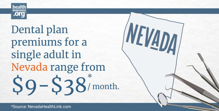 Nevada dental insurance premiums