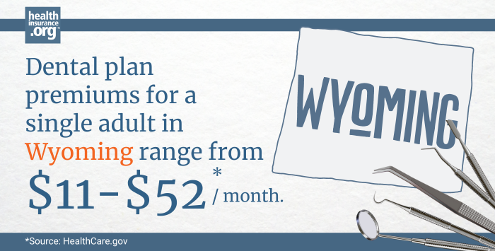 Wyoming dental insurance premiums