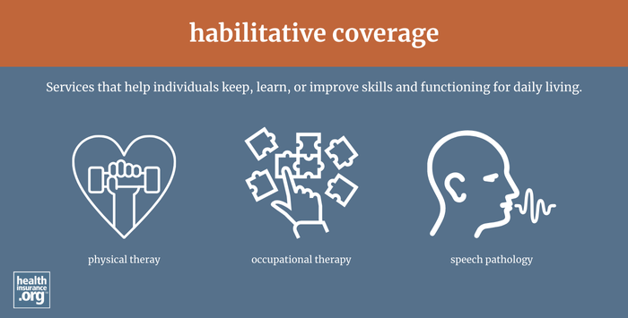 infographic regarding Habilitative Coverage