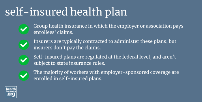 self-insured health plan Infographic