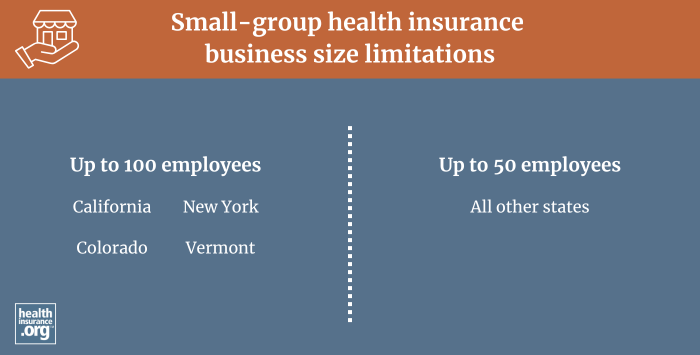 small-group health insurance infographic