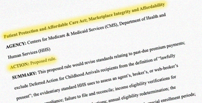 Proposed rule would bring sweeping changes to Marketplace enrollment, eligibility photo