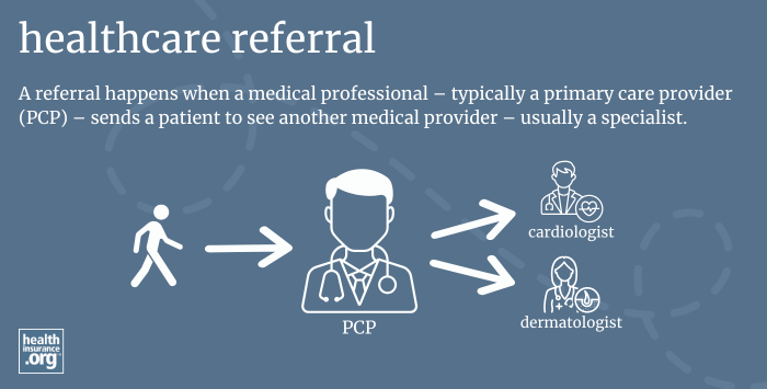 healthcare referral Infographic